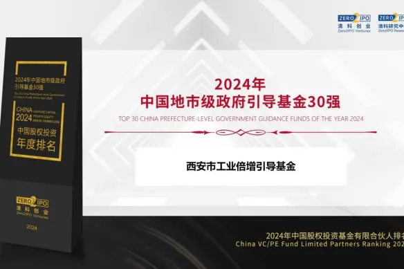 奮楫爭(zhēng)先，載譽(yù)前行② || 西安市工業(yè)倍增引導(dǎo)基金獲評(píng)“2024年中國(guó)地市級(jí)政府引導(dǎo)基金30強(qiáng)”